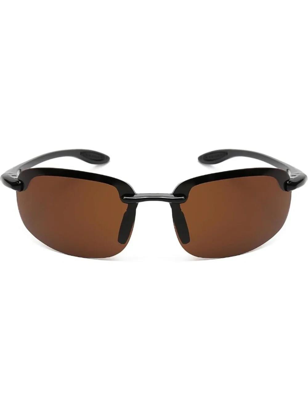Polarized Sports Sunglasses for Men & Women | TR90 Rimless Wrap Around Frame for